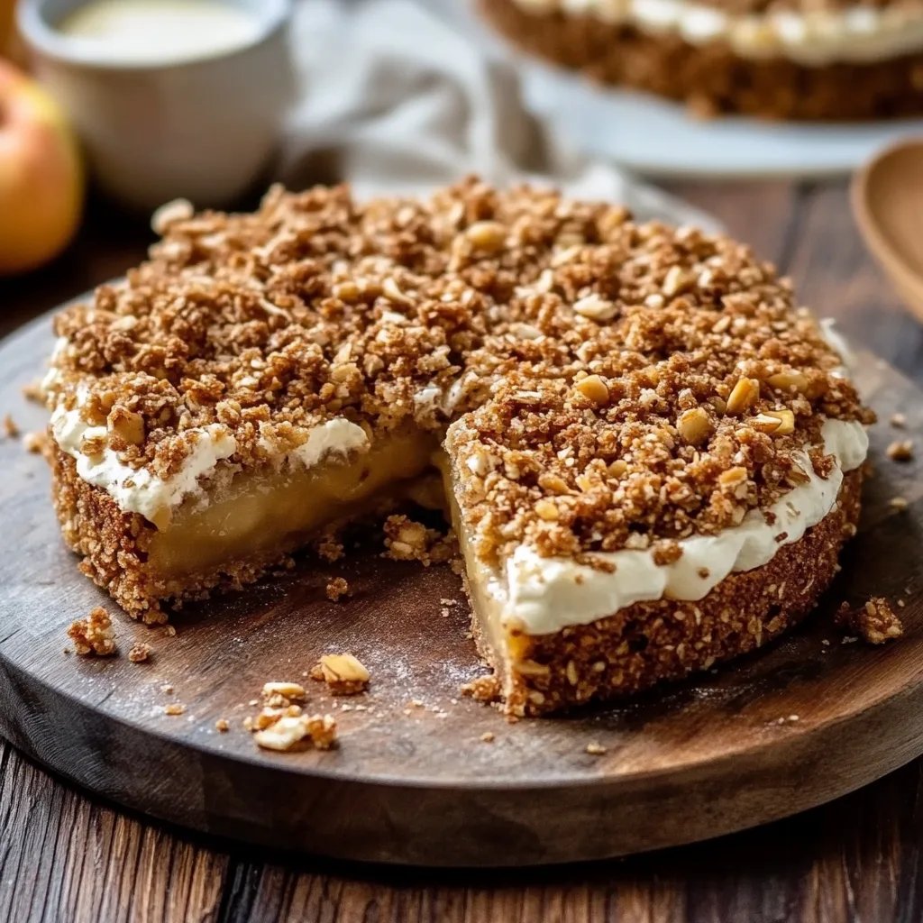 Apfel-Crumble-Käsekuchen