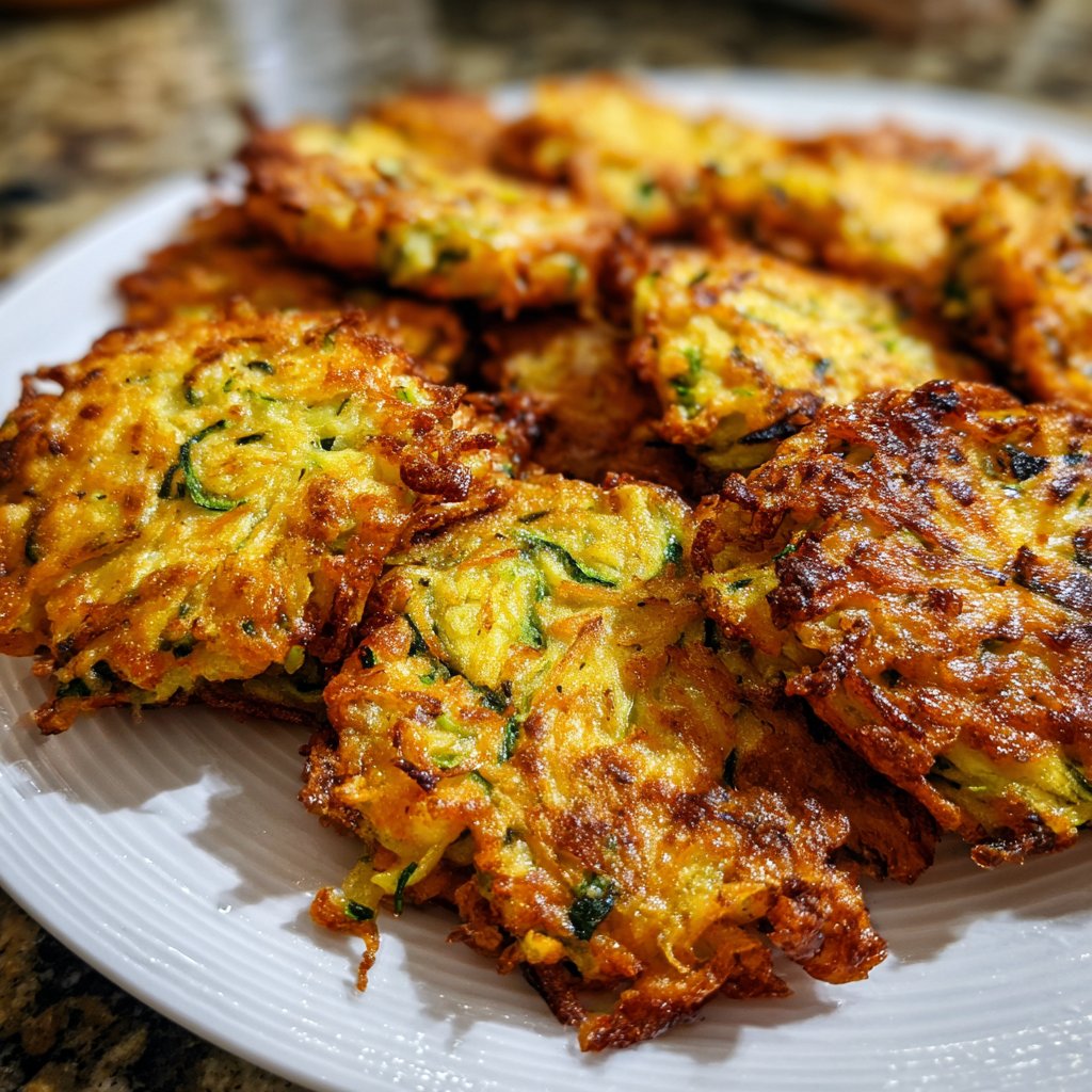 Zucchini-Karotten-Puffer