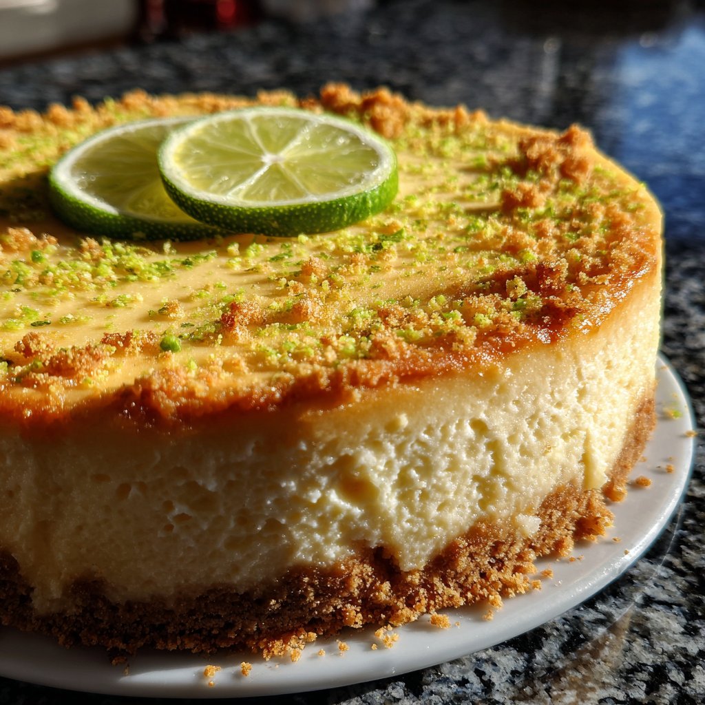 Käsekuchen mit Limette