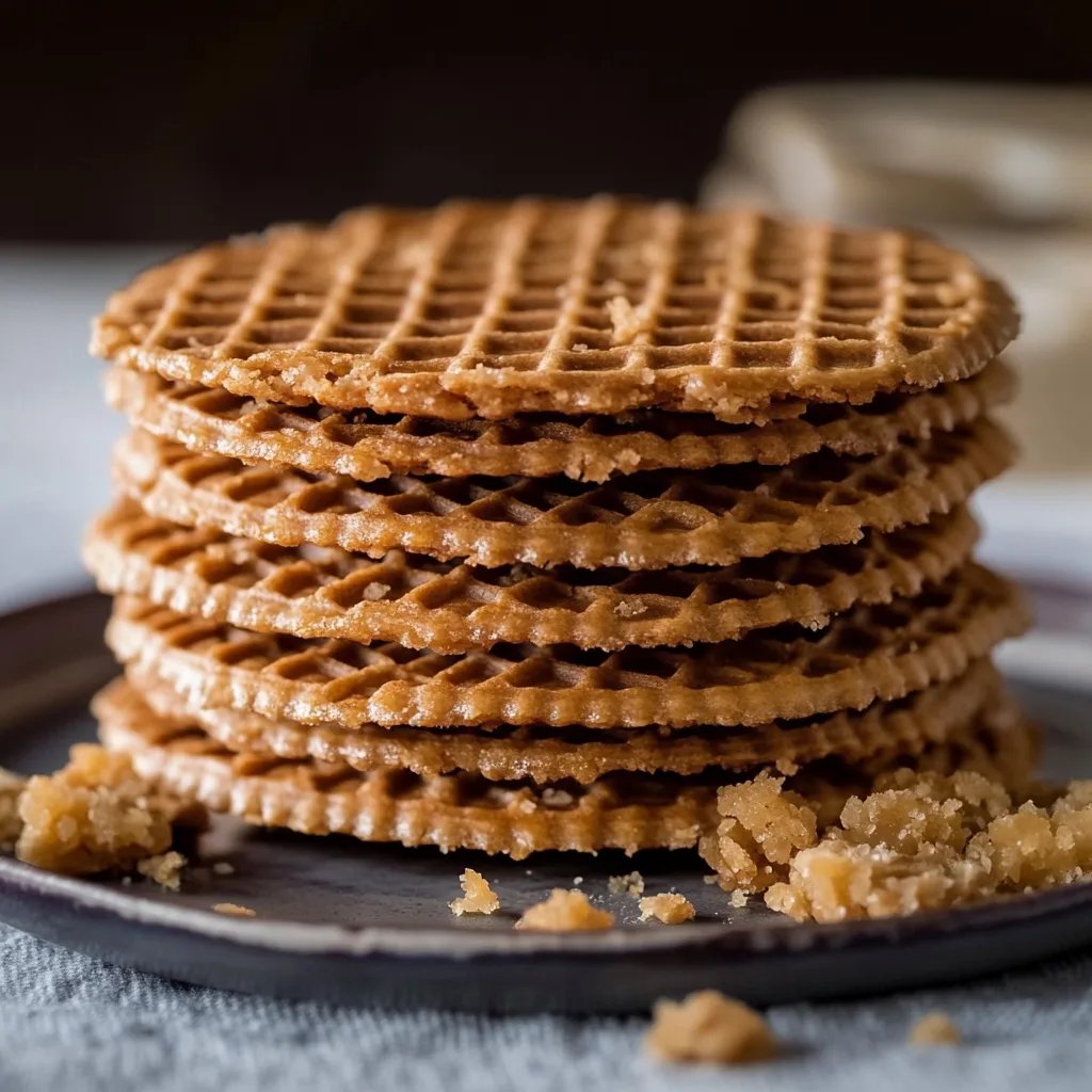 Hausgemachte Stroopwafels