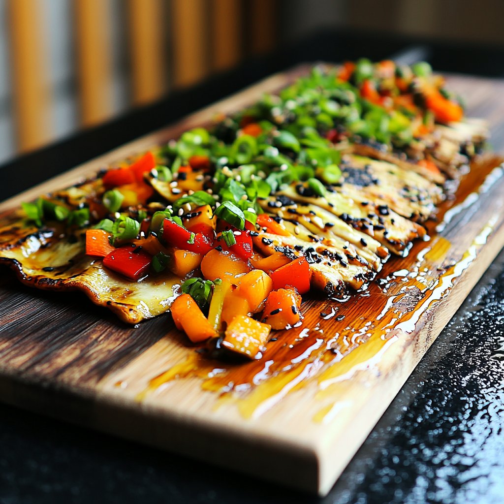 Gemüsepfanne mit Sojasauce