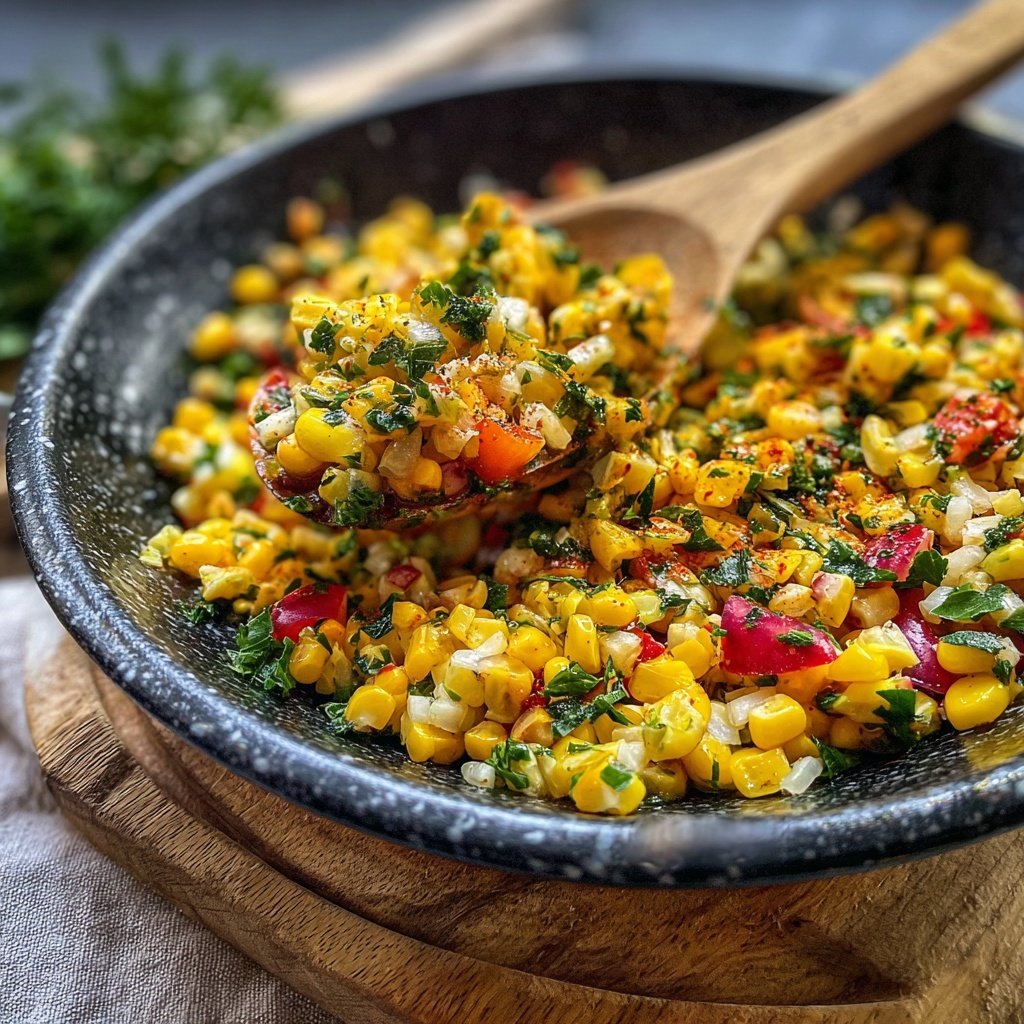 Reissalat Mit Mais Und Bohnen Zum Grillen