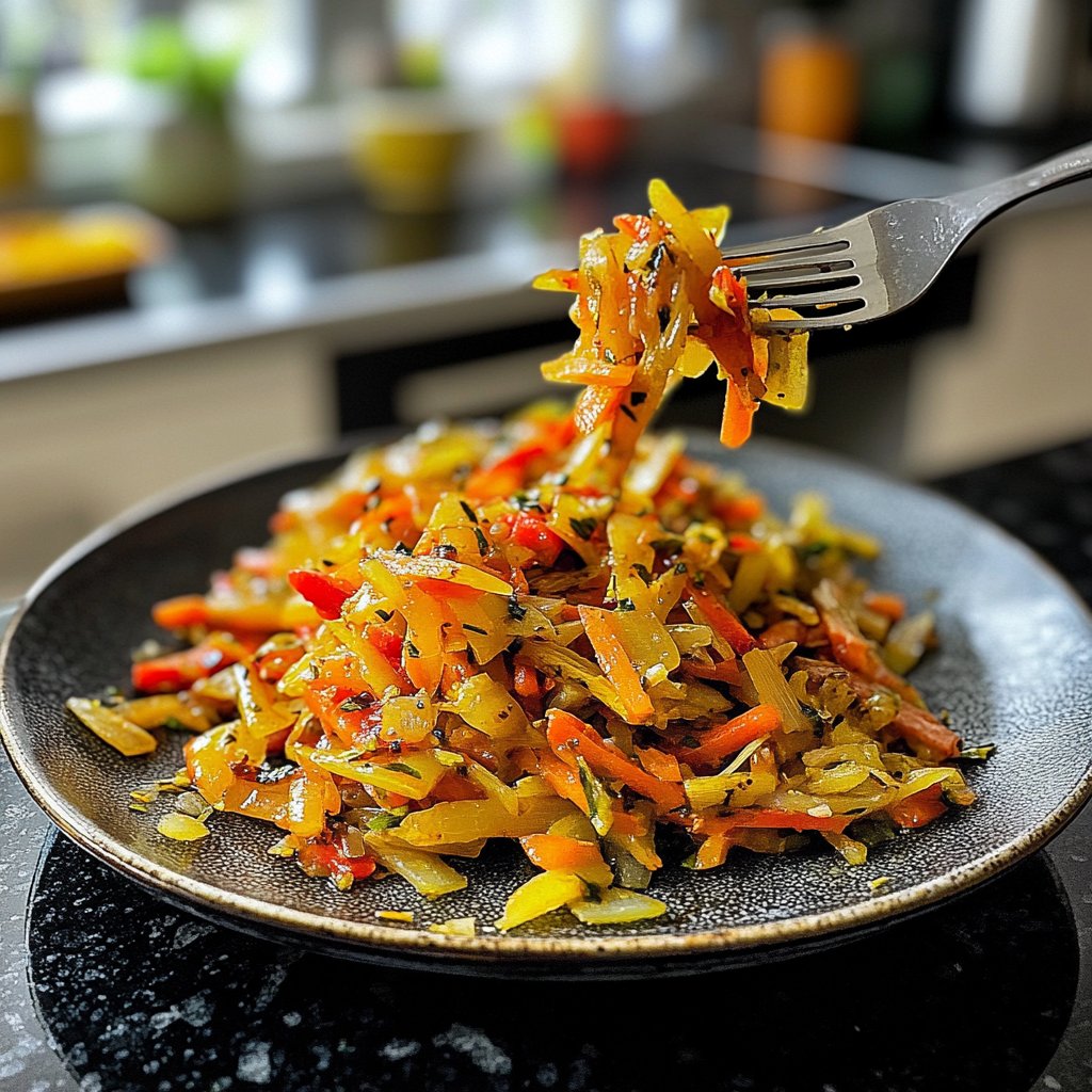 Gemüsepfanne mit Zitronengras