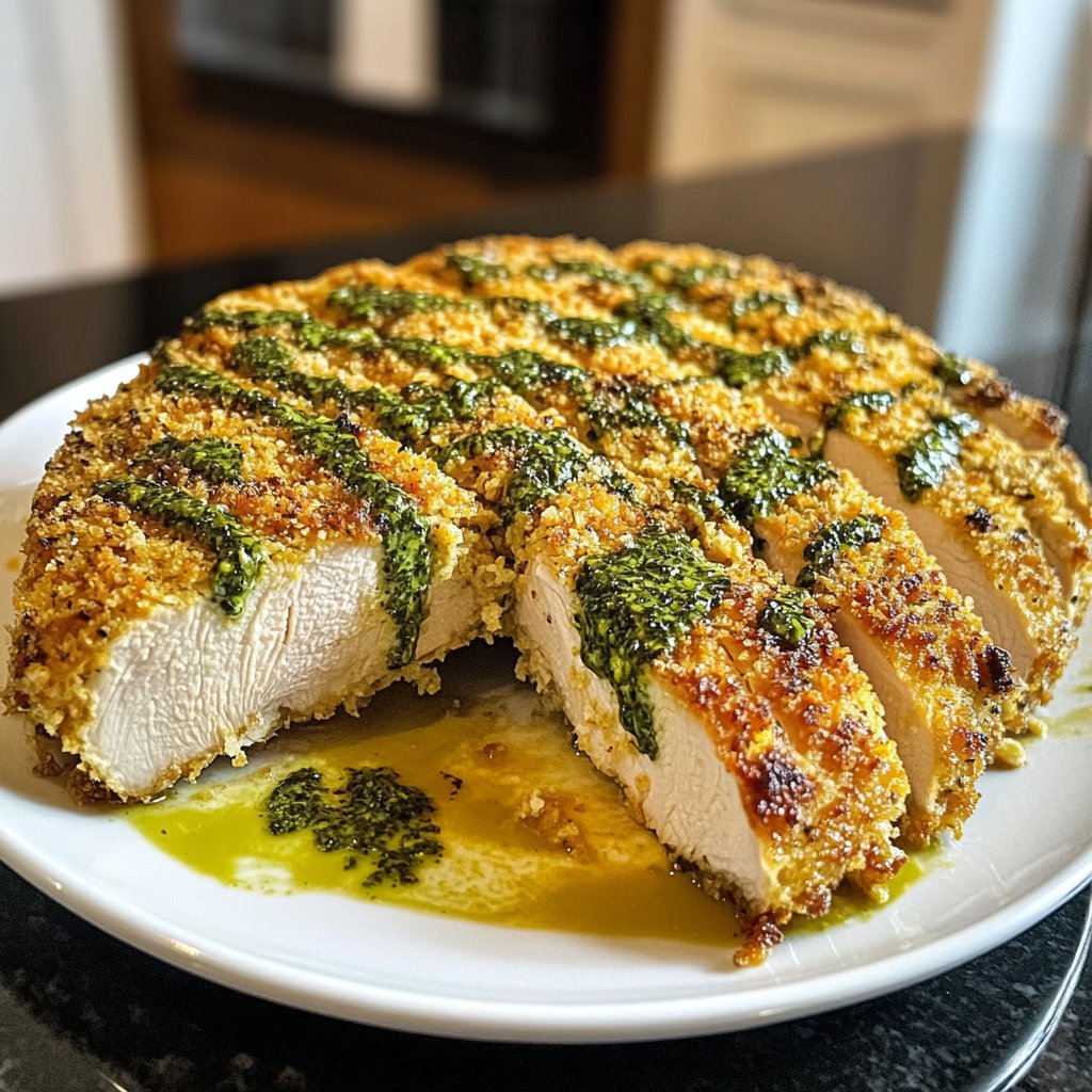 Hähnchenbrust mit Kräuterbutter