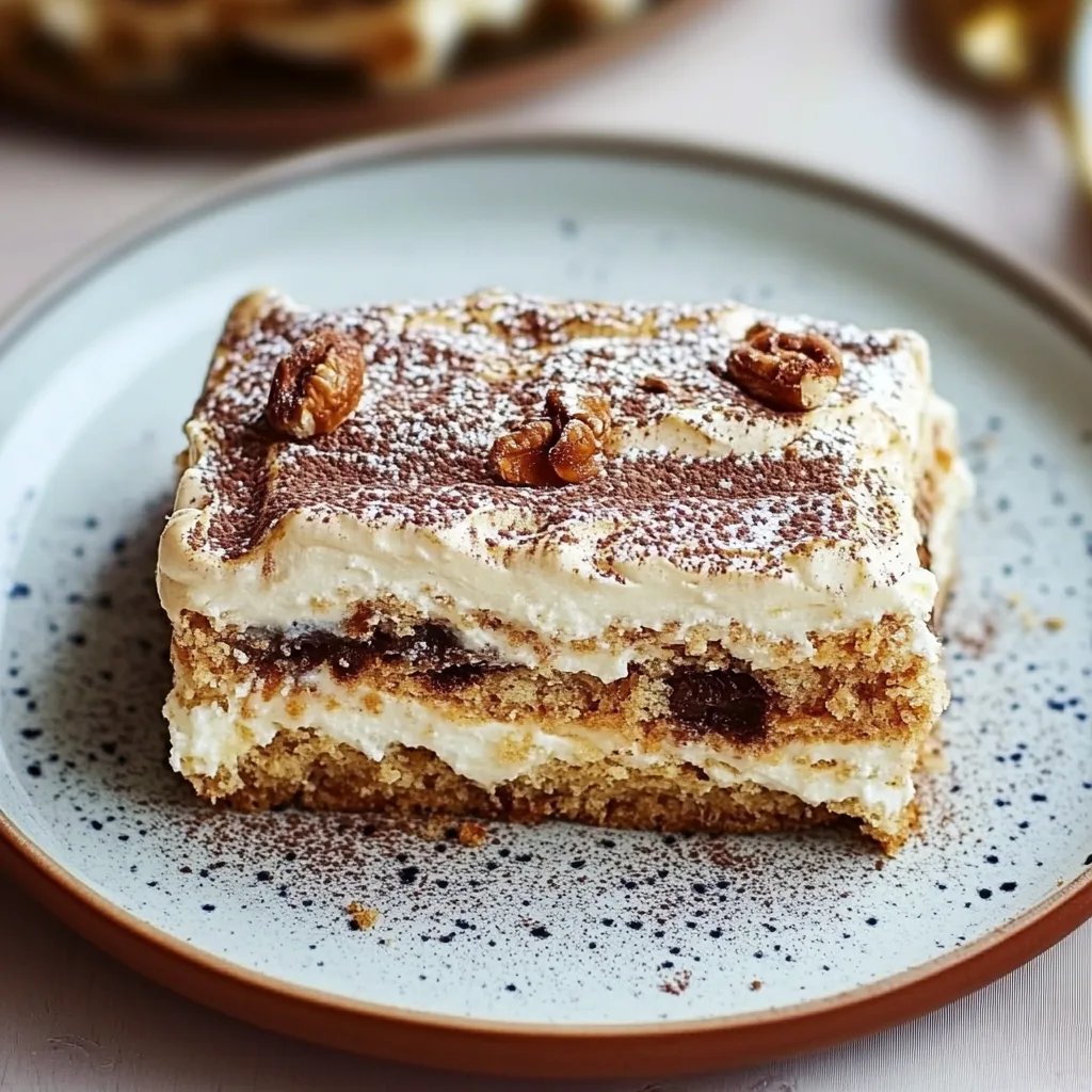 Veganes Bratapfel-Tiramisu