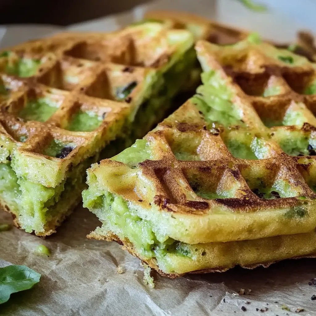 Avocado Waffeln für Baby