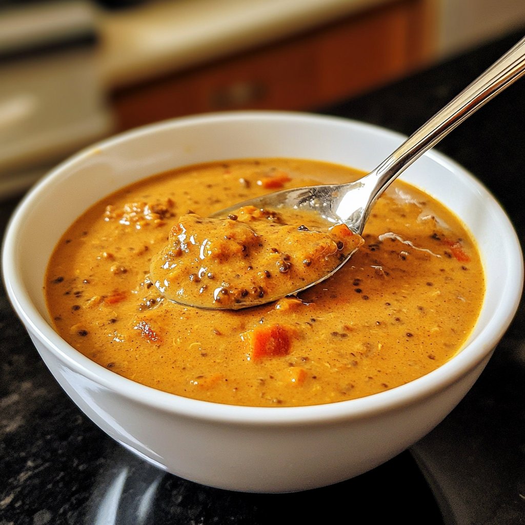 Kürbissuppe mit Kreuzkümmel